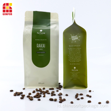 250g kotak kantong kopi bawah